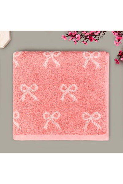 ASPARTAM منشفة وجه ناعمة - إكرو / وردي - 50x90 سم