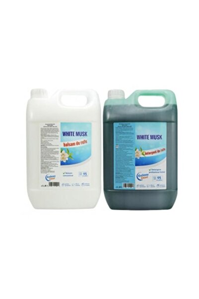 Galaxy Clean detergent and fabric softener pack, White Musk, 2x5L