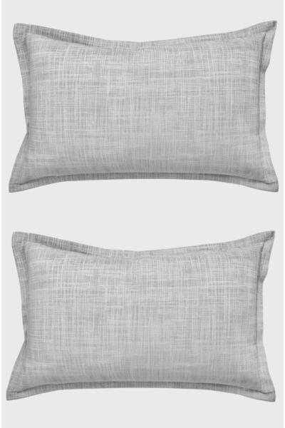 ZEGPAR 2 huse de pernă bumbac 100% bucăți 50 X 70 cm sport cusute cu volan