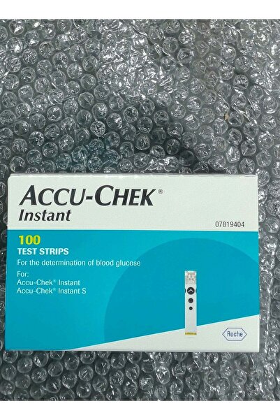 Accu Chek Roche مجموعة شرائط اختبار أكيوتشيك الأصلية الفورية، 100 شريط