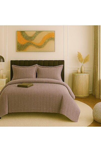 NufJoy Double bed linen Damask Polycotton 4 pieces XXL - NufJoy, Orchid