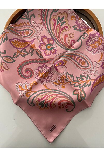 Belli Hürrem Desen Twill Silk Scarf