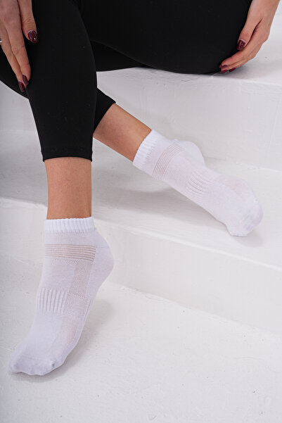 The huez 3-Piece Cotton Women's Socks, Breathable, Anti-Sweat Soft Booties So...