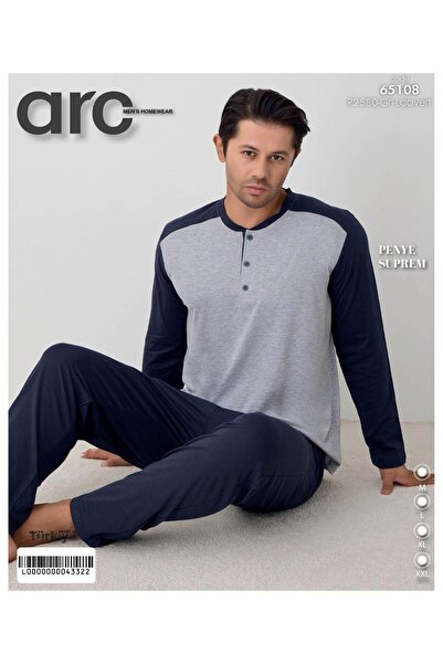 Mihra Single Jersey Men's Pajama Set Pjf6510802