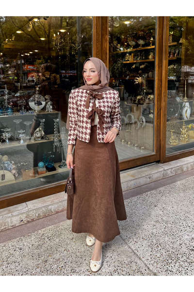 QASHE Goose Foot Pattern Double Set 6512