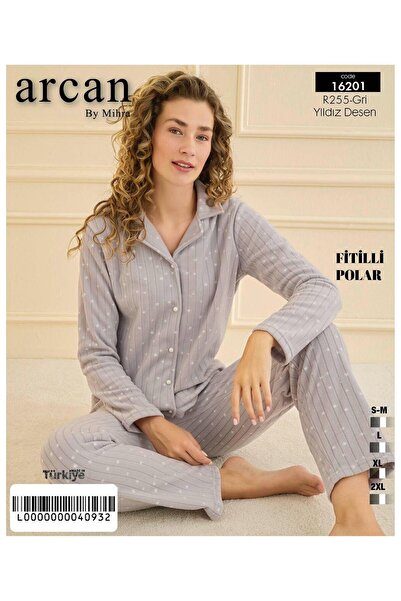 Mihra Corded Fabric Polar Pajama Set Pjf1620105
