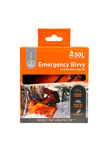 SOL خيمة طوارئ مع صافرة إنقاذ - برتقالي