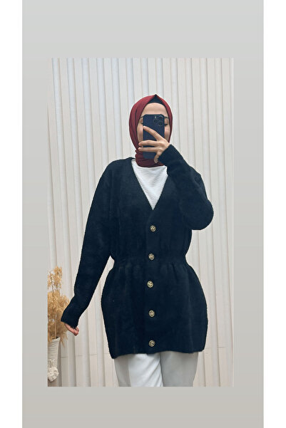 MERVE TESETTÜR Soft Texture Cashmere Cardigan