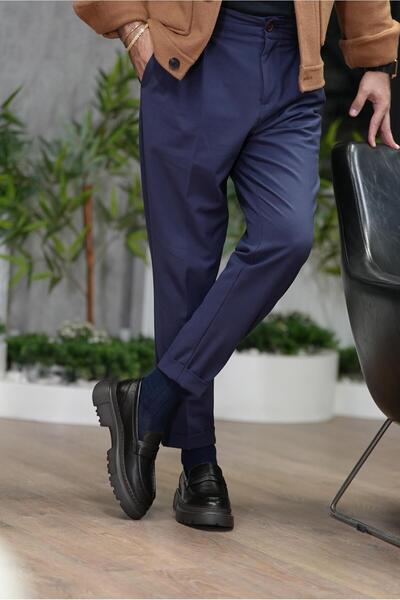 TETRİ K416 Ramonelli Model Real Leather Handmade Men's Brown Casual Shoes