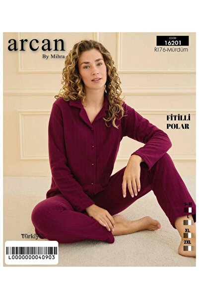 Mihra Corded Fabric Polar Pajama Set Pjf1620107