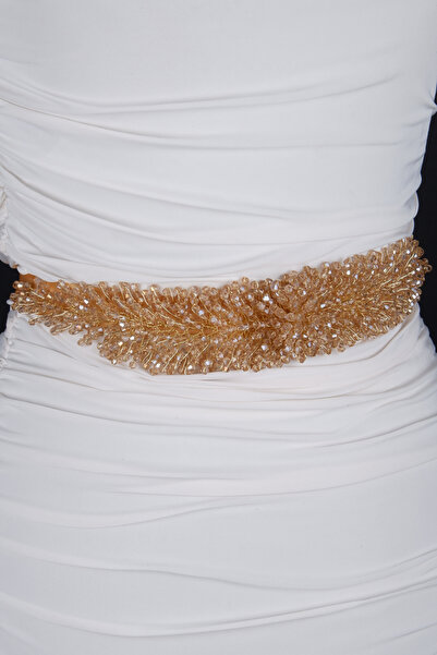 ESPEREST Crystal Beaded Wedding Dress and Evening Dress Belt – Elegant Handma...
