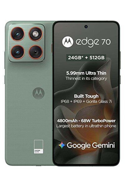 Motorola Edge 70 Dual SIM 5G 12GB RAM 512GB - Middle East Edition