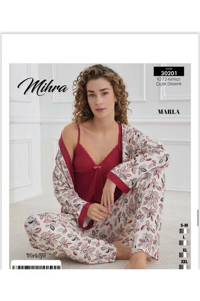 Mihra Marla Dressing Gown Pajama Set Pja0201