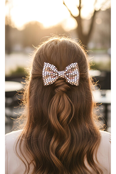 Mufincollection Trend Sequined Bow Clip Hairpin