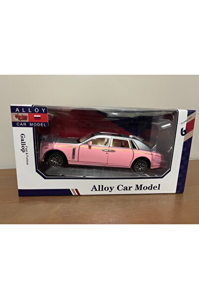 DYA TİCARET Metal Sound and Light Rolls Royce 1:22 Diecast Model Car