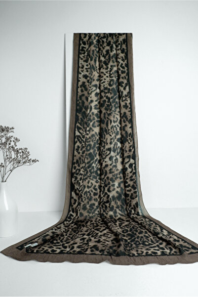 Sekine İpek DİJİTAL BAMBU KRAŞ ŞAL LEOPAR