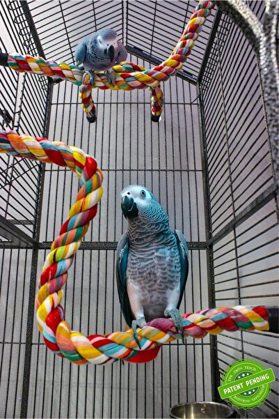 EBAMBU مجموعة أرجوحة حبل طبيعية قابلة للتشكيل مقاس 65 و80