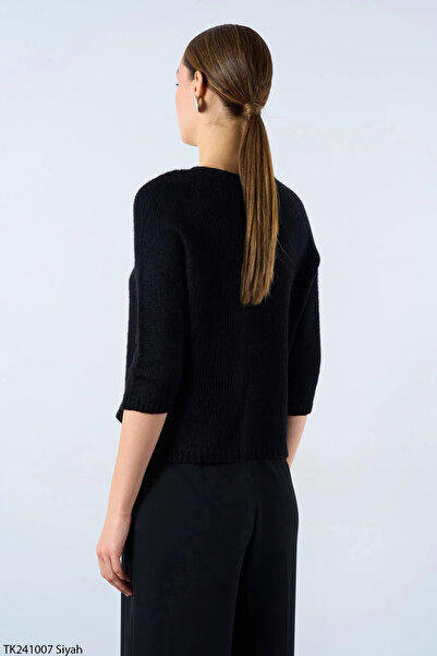 cemo Crew Neck Raglan Sleeve Knit Sweater