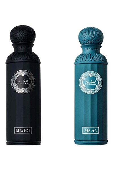 GISSAH Akoya Story 200ml and Mavro Story 200ml perfume set