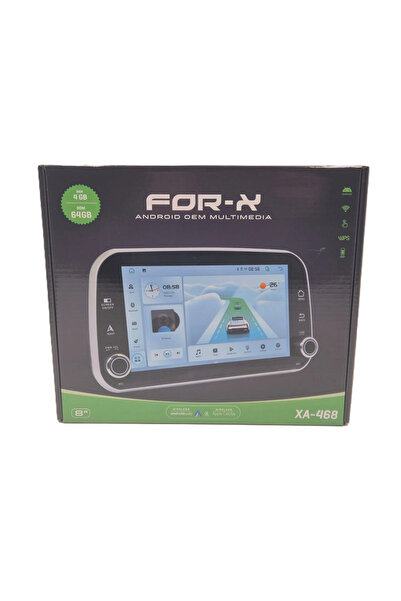 For-X Fiat Egea Android Teyp – Fiat Egea ( 2015 - 2025 ) Oem Android Multimedya – Fiat Egea Torpido Üstü A