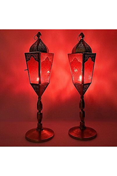 Souq DESIGNS فوانيس عربية - طقم من قطعتين - فانوس للديكور - فوانيس رمضان، فان...