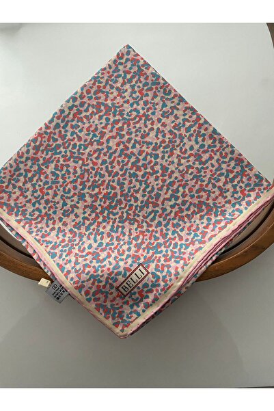 Belli وشاح حريري من نسيج التويل بنمط زير