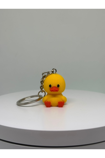 Cakirr3d Örgülü Ördek Anahtarlık