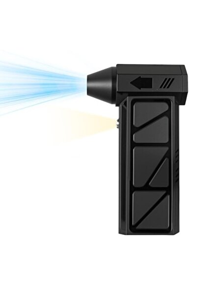 zyteq Mini portable brushless turbo fan, dust and leaf blower, rechargeable, speed black