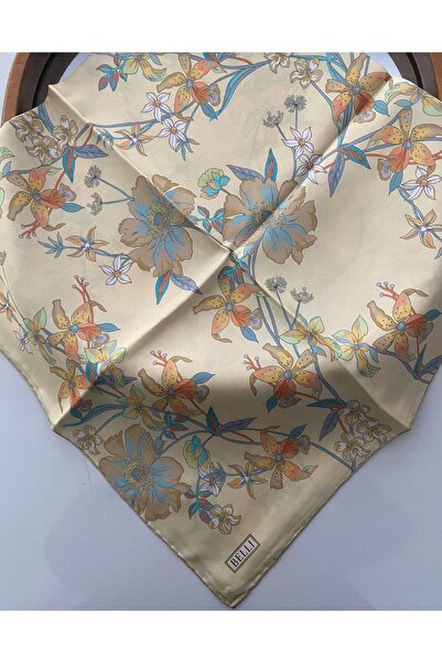 Belli Μεταξωτό μαντήλι με σχέδιο σπόρων
