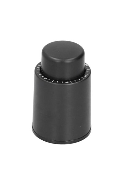 Mmgoqqt Wine bottle stopper, Mmgoqqt, vacuum type, black, with time scales