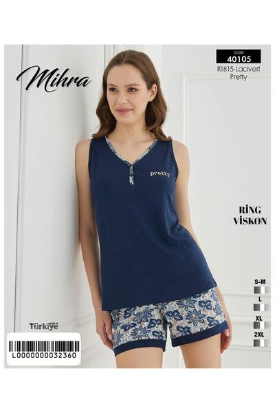 Mihra Ring Viscose Athlete Shorts Set Pjs1401