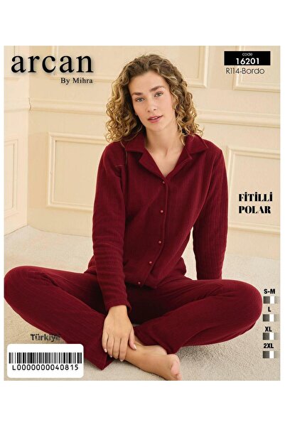 Mihra Corded Fabric Polar Pajama Set Pjf1620109