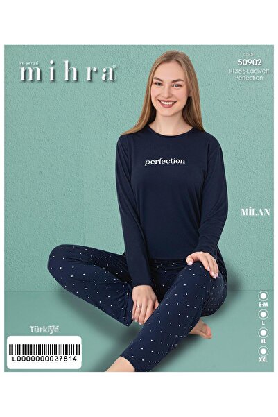 Mihra Σετ πιτζάμες Milan Basic Uzunkol PJT9201