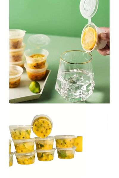 figanlar ambalaj 25 ADET BÜYÜK BOY DERİN Sert Plastik Sos Kabı 120cc Sıcağa D...