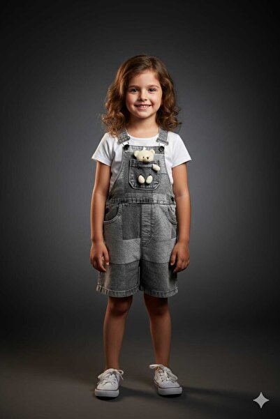 markam pink Girl's Jeans Jumpsuit