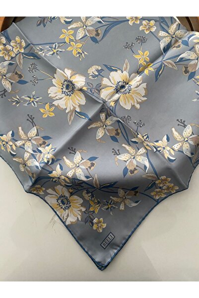 Belli Eșarfă din mătase Twill cu model de semințe