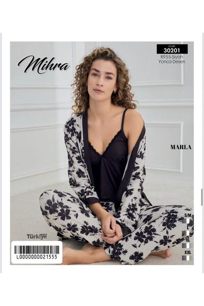 Mihra Marla Dressing Gown Pajama Set Pja0101
