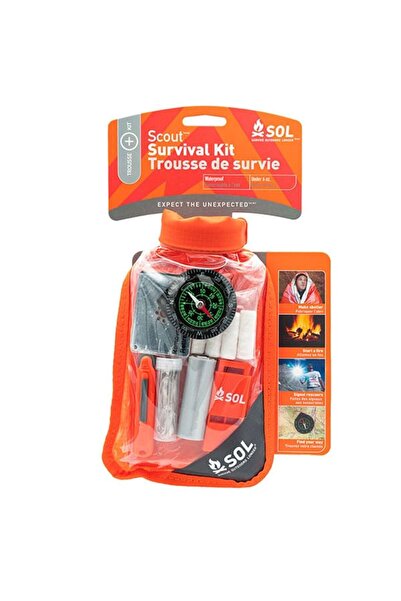 SOL مجموعة أدوات الكشافة للبقاء على قيد الحياة في حقيبة جافة