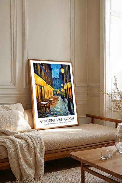 Dekorsiahome One Piece Wooden Framed Van Gogh Paintings Tk2587