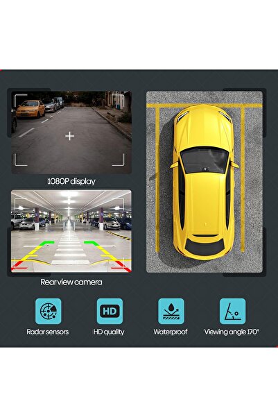 Velixo Player multimedia auto, ecran de 10,26", Bluetooth 5.2, WiFi, GPS, CarPlay/Android Auto, cameră video spate, radio FM