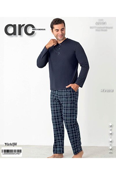 Mihra Single Jersey Men's Pajama Set Pjf6510403