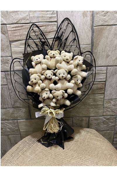 Mine Kelebekli Ayıcık Buketi