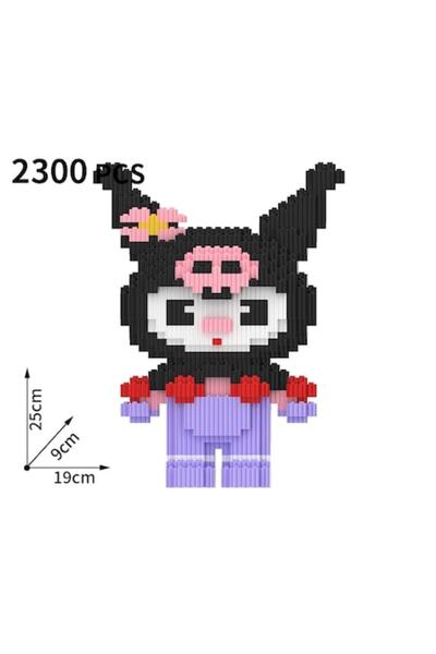 kuromi Set de construcții – Kit cu blocuri de construcție pentru fete 4+, pes...