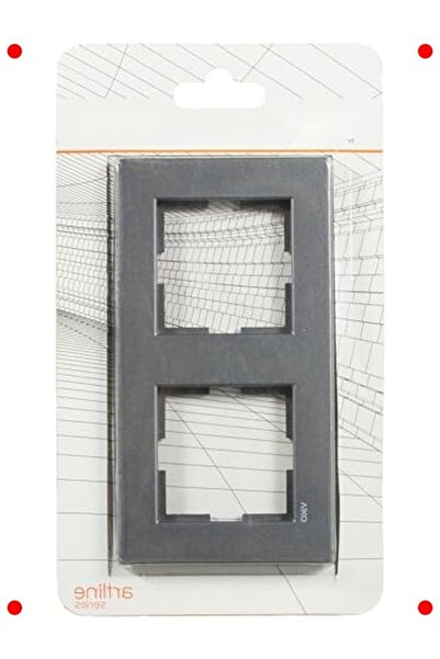 ulupazarlama إطار مفتاح/مقبس كهربائي مزدوج مدخن