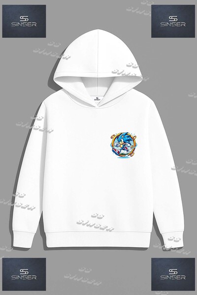 SS SİNSER سويت شيرت للجنسين من SWEAT بطبعة 'SONIC CEMBERDE SO UST' مطبوع