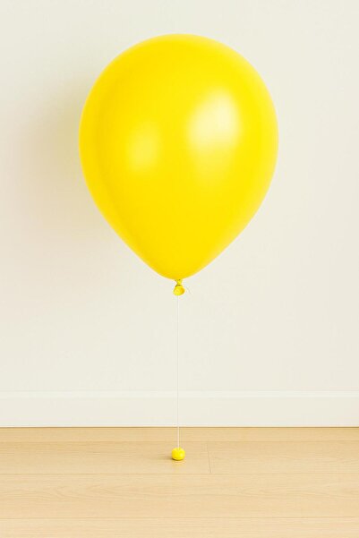 Balonsan بالون لون معدني أصفر 25 قطعة