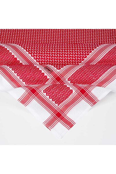 Al Fares Al-Faris Red and White Men's Shemagh