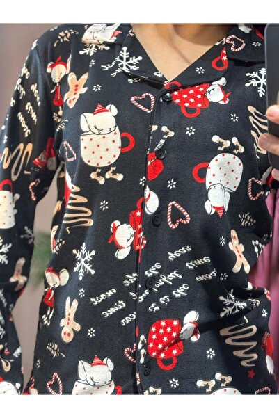 inci bayan giyim SUEDE PAJAMA SET