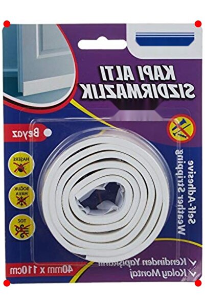 markentegra شريط عازل تحت الباب 40 مم × 110 سم أبيض