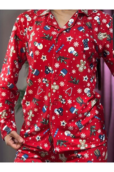 inci bayan giyim SUEDE PAJAMA SET